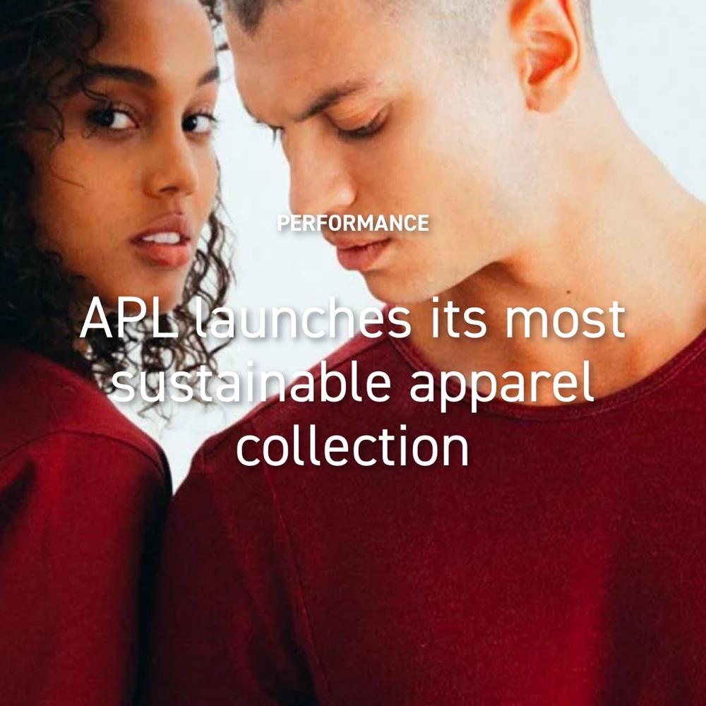 APL Men’s Perfect Tee – Wool Blend – XL Burgundy – New With Tags